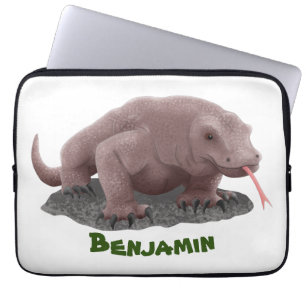 Housse Pour Ordinateur Portable Illustration du dragon de Komodo