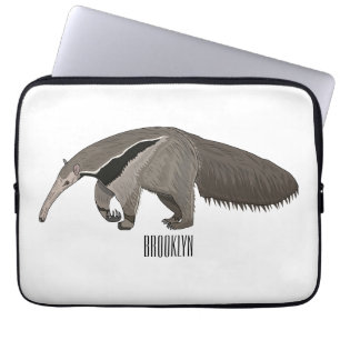 Housse Pour Ordinateur Portable Illustration d'un dessin animé d'Anteater
