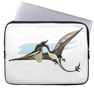 Housse Pour Ordinateur Portable Illustration D'Un Pteranodon Dinosaure.
