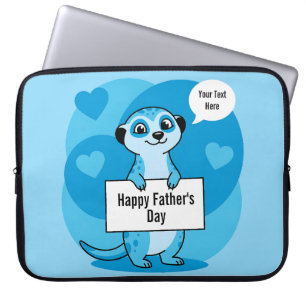 Housse Pour Ordinateur Portable Illustration personnalisée de la fête des pères av