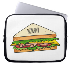 Housse Pour Ordinateur Portable Illustration Sandwich