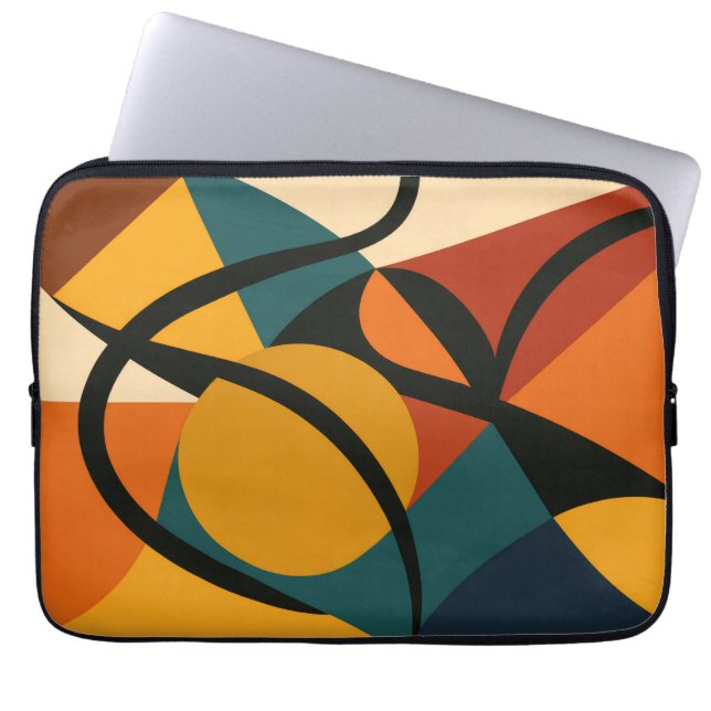 Housse Pour Ordinateur Portable Impression abstraite africaine  (Devant)