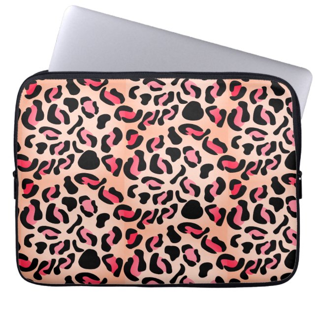 Housse Pour Ordinateur Portable Impression d'animal de motif léopard moderne (Devant)
