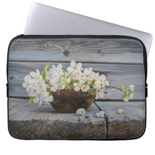 Housse Pour Ordinateur Portable Impression d'art original de la floraison des pomm