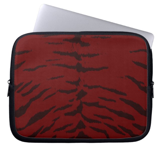 Housse Pour Ordinateur Portable Impression numérique Red Tiger (Devant)