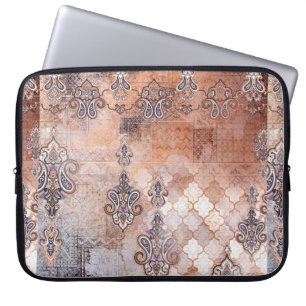 Housse Pour Ordinateur Portable Impression vintage classique avec patchwork, paisl