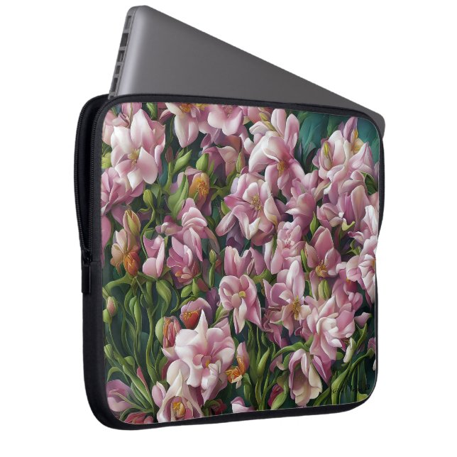 Housse Pour Ordinateur Portable Impressions fleurs sauvages (Devant droit)