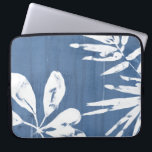 Housse Pour Ordinateur Portable Impressions tropicales Indigo - Verdure tropicale<br><div class="desc">Tropical Indigo Impressions III par Juin Erica Vess. Il présente une végétation tropicale contre un arrière - plan de couleur indigo.</div>