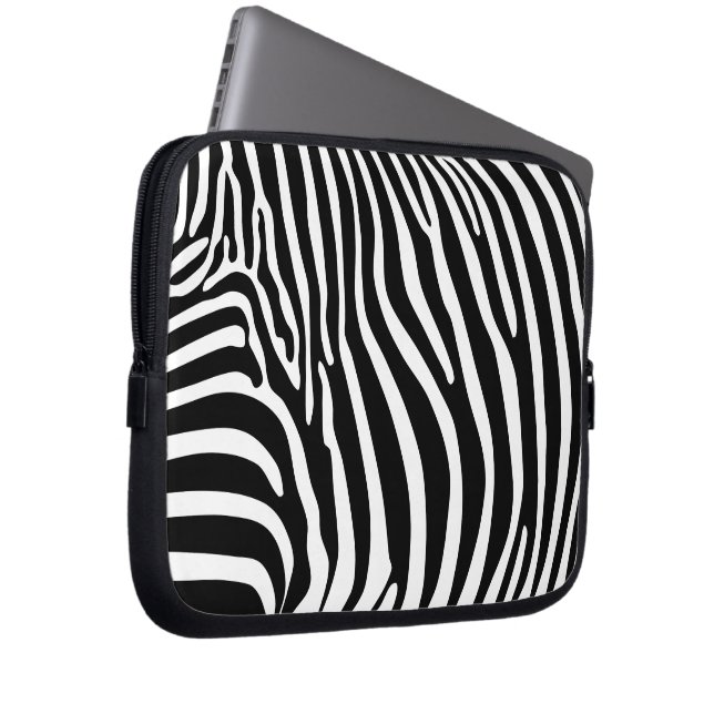 Housse Pour Ordinateur Portable Imprimé animalier zèbre (Devant droit)