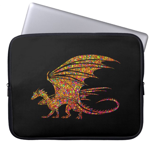 Housse Pour Ordinateur Portable Incroyable Dragon Mosaïque  (Devant)