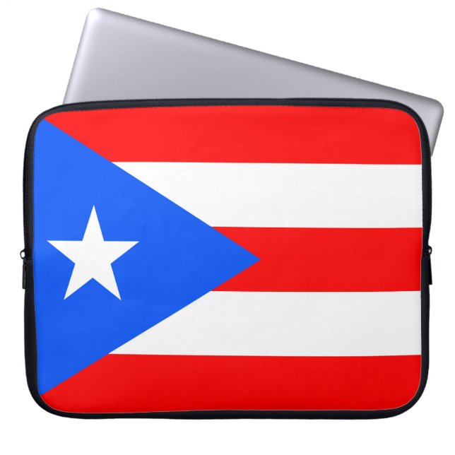 Housse Pour Ordinateur Portable Indicateur Porto Rico (Devant)