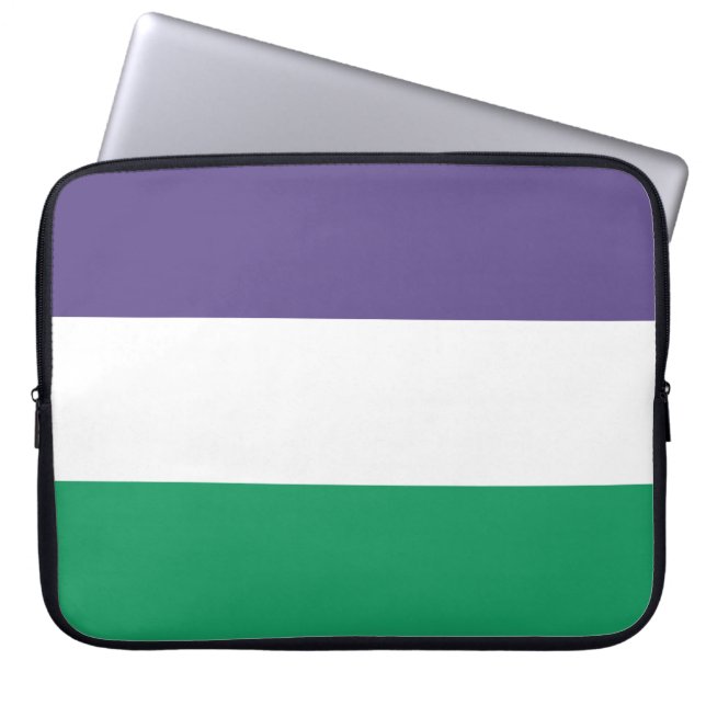 Housse Pour Ordinateur Portable Indicateur Suffragette (Devant)