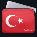 Housse Pour Ordinateur Portable Indicateur Turquie de nom personnalisé<br><div class="desc">Remplacez le champ de texte par ce que vous voulez. À l'aide de l'outil d'édition,  vous pouvez modifier la police,  sa taille et sa couleur,  et ajouter des champs de texte,  si vous le souhaitez. Voir mon magasin pour plus d'articles en Turquie.</div>