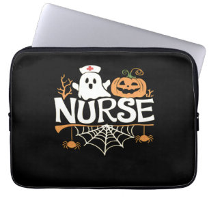 Housse Pour Ordinateur Portable Infirmière amusante Halloween Fantôme Design Essen