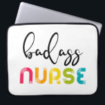 Housse Pour Ordinateur Portable Infirmière Badass<br><div class="desc">Un design lumineux et élégant pour tous les infirmières et soignants de basse qualité!</div>