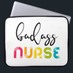 Housse Pour Ordinateur Portable Infirmière Badass<br><div class="desc">Un design lumineux et élégant pour tous les infirmières et soignants de basse qualité!</div>