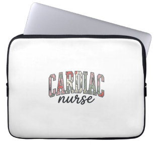 Housse Pour Ordinateur Portable Infirmière cardiaque motif de lettre universitaire