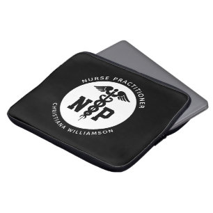 Housse Pour Ordinateur Portable Infirmière de NP personnalisée Praticien Diplôme C