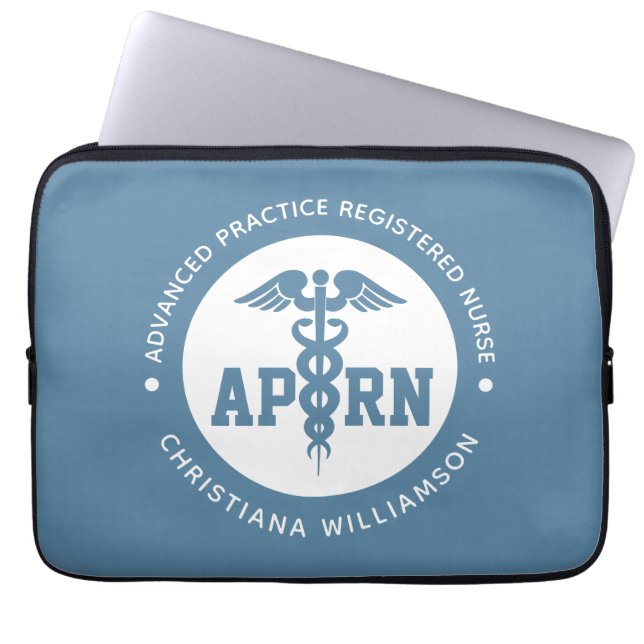 Housse Pour Ordinateur Portable Infirmière professionnelle avancée de l'APRN (Devant)