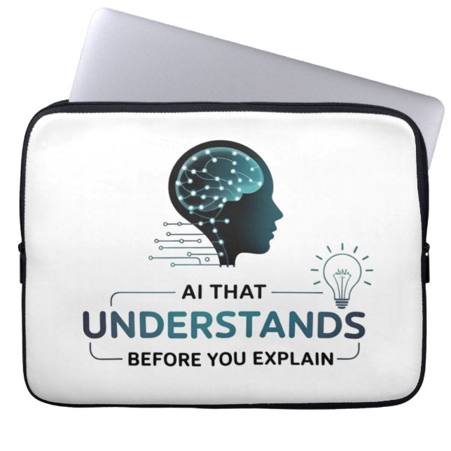 Housse Pour Ordinateur Portable Intelligence Artificielle Smart Tech Design (Devant)