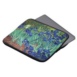 Housse Pour Ordinateur Portable Irises Elegance : inspirée par Van Gogh