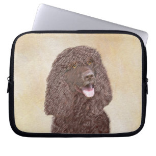 Housse Pour Ordinateur Portable Irish Water Spaniel Peinture - Original Dog Art