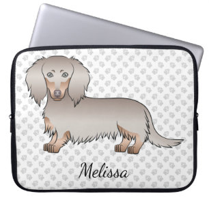 Housse Pour Ordinateur Portable Isabella Et Tan Long Cheveux Dachshund Chien & Tex