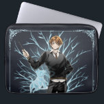 Housse Pour Ordinateur Portable Jack Russell Terrier Patronus d'Anime Ron Weasley<br><div class="desc">Cette illustration vibrante de style anime présente Ron Weasley, l'ami loyal et courageux de la série Harry Potter, qui a réussi à lancer son charme Patronus. Ron évoque un Jack Russell Terrier, son patronus à l'esprit unique, au milieu d'un paysage spectaculaire de branches magiques et glacées. Le décor bleu profond,...</div>