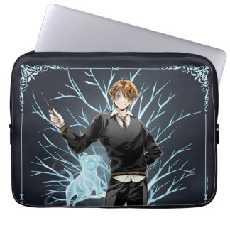 Housse Pour Ordinateur Portable Jack Russell Terrier Patronus d'Anime Ron Weasley