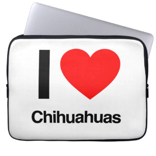Housse Pour Ordinateur Portable j'aime chihuahuas