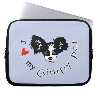 Housse Pour Ordinateur Portable J'aime mon animal familier Gimpy
