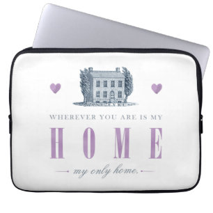 Housse Pour Ordinateur Portable Jane Eyre - Ma seule maison - Maison
