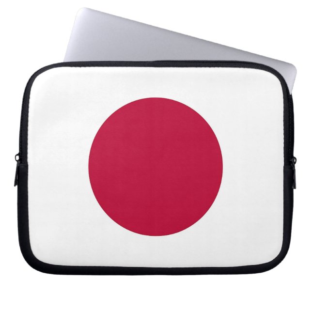 Housse Pour Ordinateur Portable Japanese Flag Laptop Sleeve (Devant)