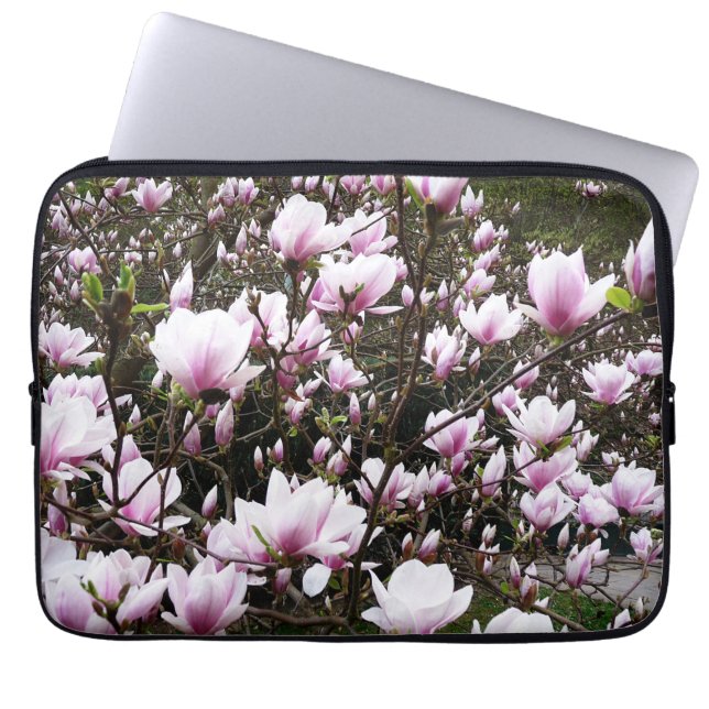 Housse Pour Ordinateur Portable Jardin de Magnolia (Devant)