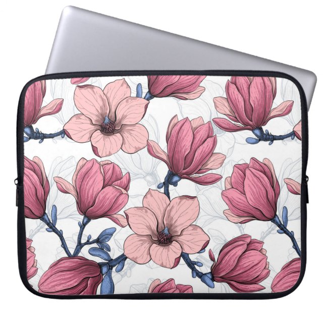 Housse Pour Ordinateur Portable Jardin de Magnolia 2 (Devant)
