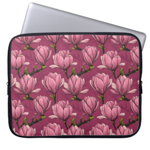 Housse Pour Ordinateur Portable jardin de magnolias