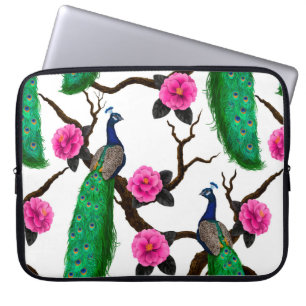 Housse Pour Ordinateur Portable Jardin de Peacock