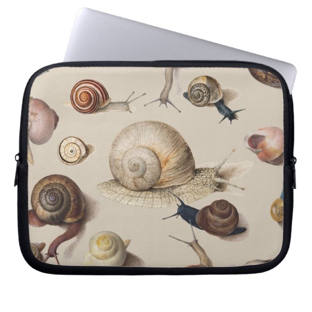 Housse Pour Ordinateur Portable Jardin d'escargots Animaux de compagnie Gastropod  (Devant)