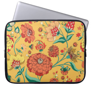 Housse Pour Ordinateur Portable Jardin Floral Paisley vintage