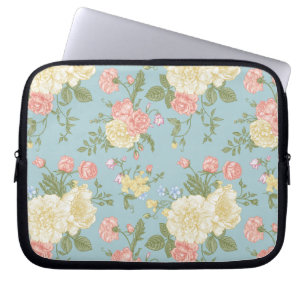 Housse Pour Ordinateur Portable Jardin Peony motif floral