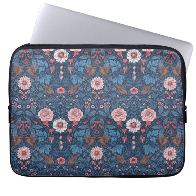 Housse Pour Ordinateur Portable Jardin sauvage en bleu (Devant)