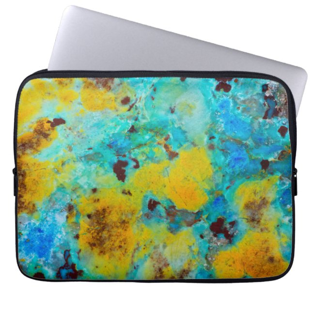 Housse Pour Ordinateur Portable Jasper Chrysocolla Bleu (Devant)