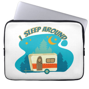 Housse Pour Ordinateur Portable Je Dors Autour Du Camper Van Camper Explorer Campi