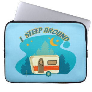 Housse Pour Ordinateur Portable Je Dors Autour Du Camper Van Camper Explorer Campi