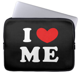 Housse Pour Ordinateur Portable Je M'Aime, Je Me Coeur