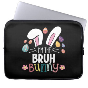 Housse Pour Ordinateur Portable Je suis le lapin Bruh de Pâques Matching