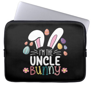Housse Pour Ordinateur Portable Je suis le lapin oncle de Pâques pour tenue de fam