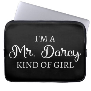 Housse Pour Ordinateur Portable Je suis M. Darcy, genre de fille