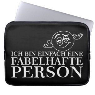 Housse Pour Ordinateur Portable Je suis simplement une personne fabuleuse !