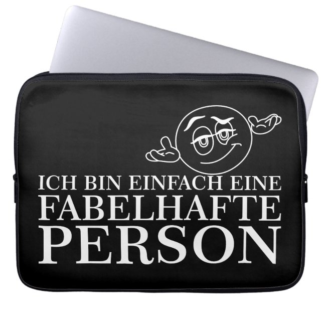 Housse Pour Ordinateur Portable Je suis simplement une personne fabuleuse ! (Devant)